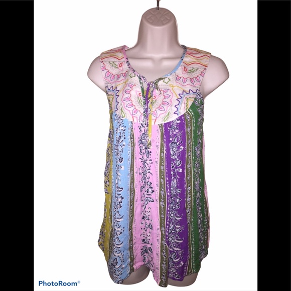 Beautiful Anthropologie One September sleeveless top - Picture 1 of 7